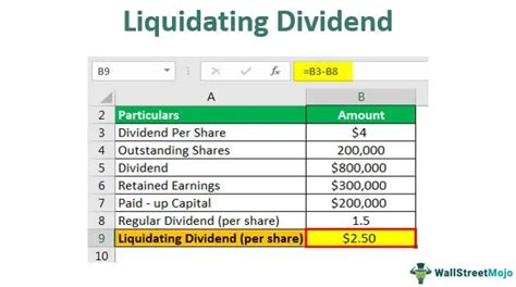 how to report liquidating dividends